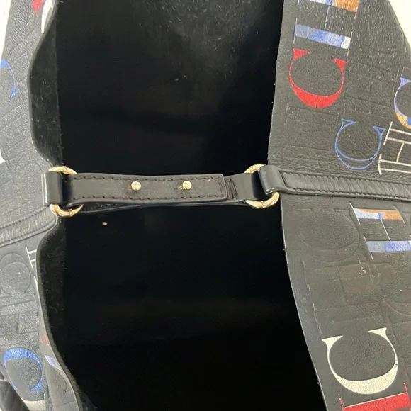 Carolina Herrera Multicolor Logo Tote Bag - Picture 3 of 9